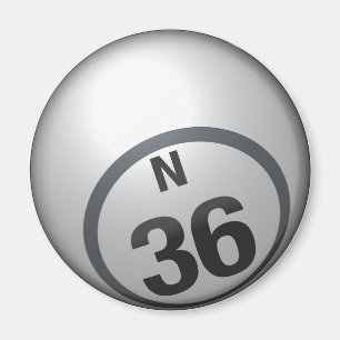 Imã Ímã da bola do bingo de N 36