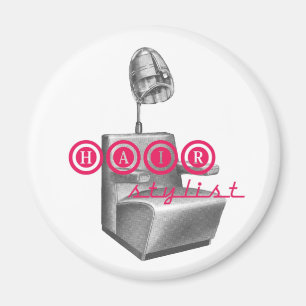 Imã Ímã da cadeira do secador do vintage do