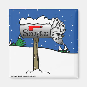 Imã Ímã da caixa postal do papai noel