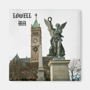 IMÃ ÍMÃ DA CÂMARA MUNICIPAL DE LOWELL MASSACHUSETTS