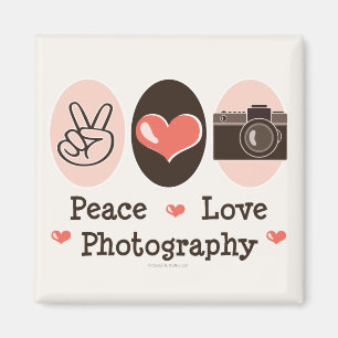 Imã Ímã da câmera da fotografia do amor da paz