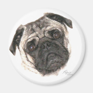 Imã Ímã da caneca do Pug