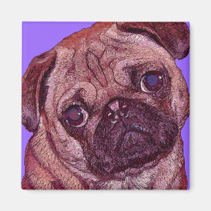 Imã Ímã da cara do Pug
