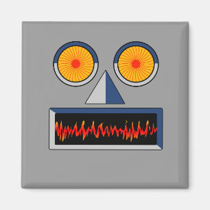 Imã Ímã da cara do robô