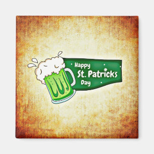 Imã Ímã da cerveja do verde do dia de St Patrick fel
