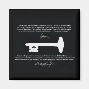 Imã Ímã da chave da liberdade de George Washington