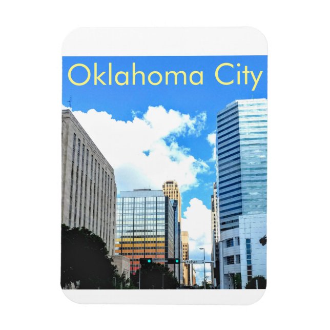 Ímã imã da cidade de Oklahoma (Vertical)