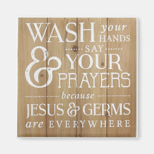 Imã Ímã da cozinha do banheiro. Lave sua mão