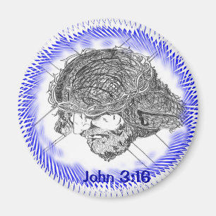 Imã Ímã da crucificação do 3:16 de John