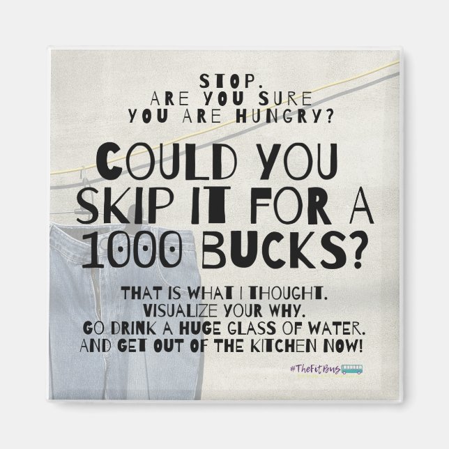 Imã Ímã da dieta da perda de peso do divertimento (Frente)