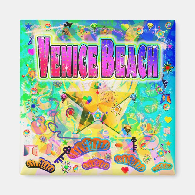 Imã Ímã da Era de Venice Beach (Frente)