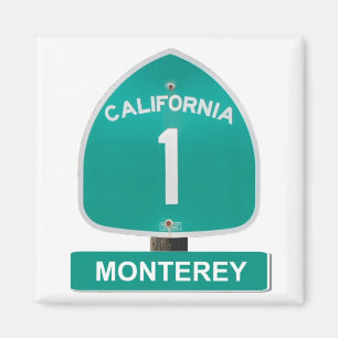 Imã Ímã da estrada 1 de Monterey Califórnia
