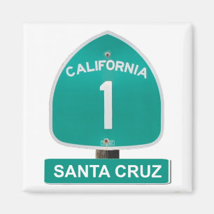 Imã Ímã da estrada 1 de Santa Cruz Califórnia