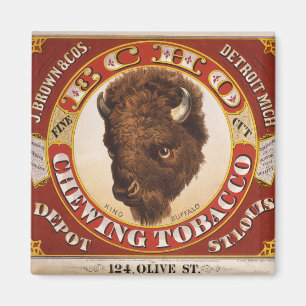 Imã Ímã da etiqueta do tabaco de mastigação do eco