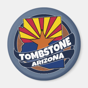 Imã Ímã da explosão da bandeira da arizona da lápi