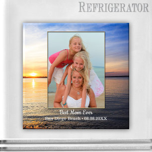Imã Ímã da foto da mamã da família da praia o melh