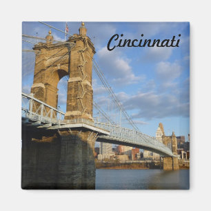 Imã Ímã da foto de Cincinnati da ponte de John