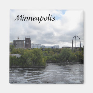Imã Ímã da foto do rio Mississípi de Minneapolis