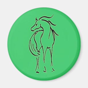 Imã Ímã da ilustração do cavalo