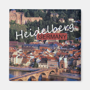 Imã Ímã da lembrança da foto do viagem de Heidelber