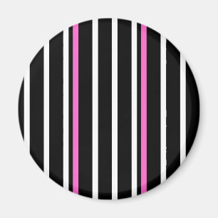 Imã Ímã da listra - preto/rosa