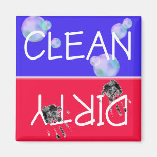 Imã Ímã da máquina de lavar louça de CLEAN-DIRTY