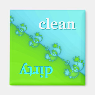 Imã Ímã da máquina de lavar louça - limpo ou sujo?