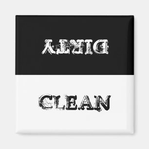 Imã Ímã da máquina de lavar louça limpo ou sujo?