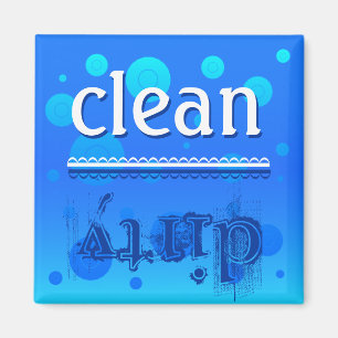 Imã Ímã da máquina de lavar louça - limpo ou sujo?