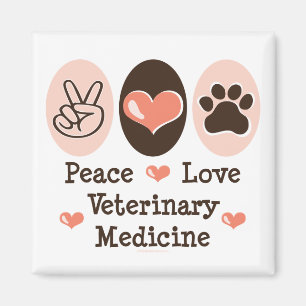 Imã Ímã da medicina veterinária do amor da paz