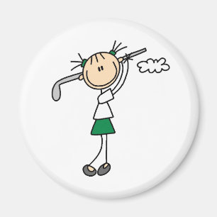 Imã Ímã da menina do golfe