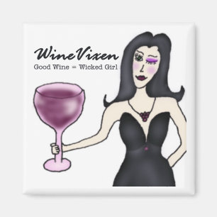 Imã Ímã da menina má" do Vixen do vinho "