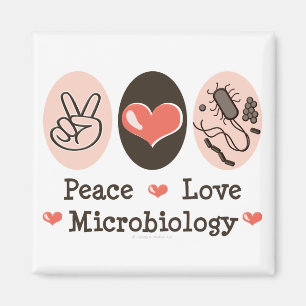 Imã Ímã da microbiologia do amor da paz