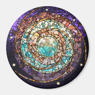 Imã Ímã da "planeta do mosaico do vitral água "