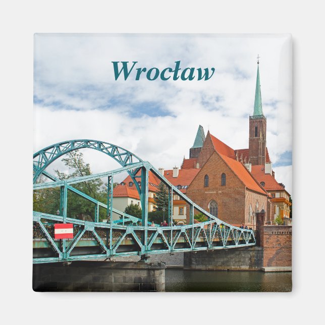 Imã Ímã da Ponte Tumski de Wroclaw (Frente)