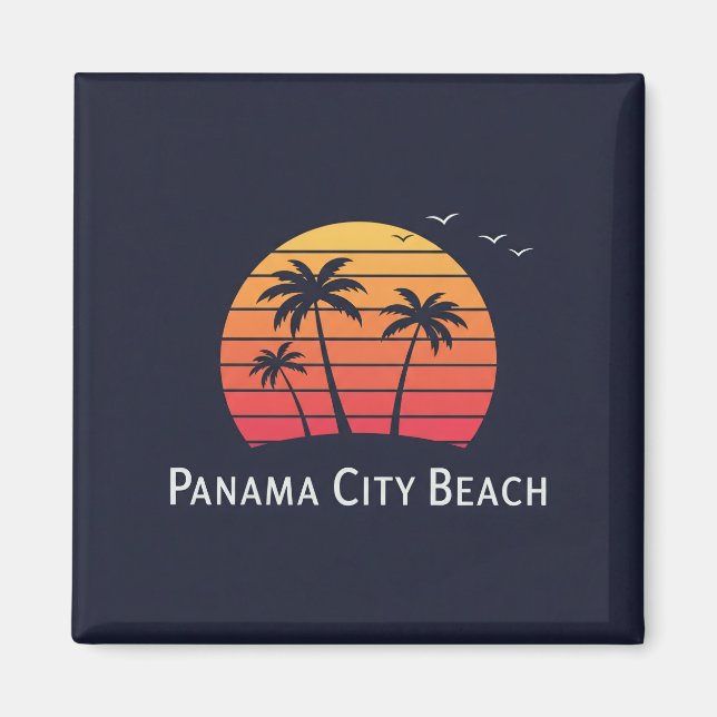 Imã Ímã da Praia da Cidade do Panamá (Frente)