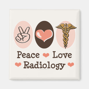 Imã Ímã da radiologia do amor da paz