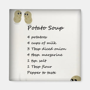 Imã Ímã da receita da sopa de batata
