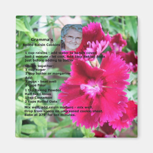 Imã Ímã da receita do biscoito de passa