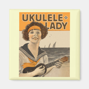 Imã Ímã da senhora #2 do Ukulele
