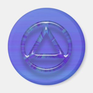 Imã Ímã da sobriedade da recuperação do círculo e