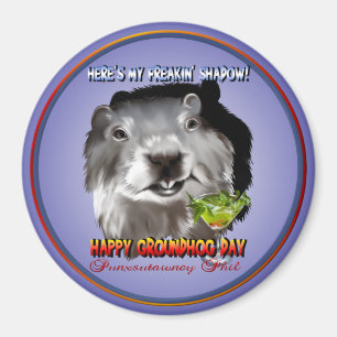 Imã Ímã da sombra de Punxsutawney Phil