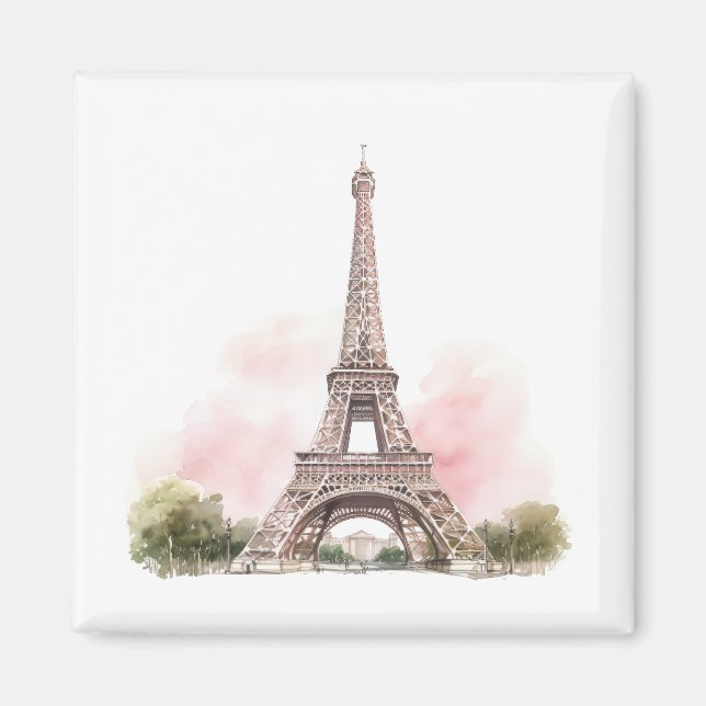 Imã Ímã da Torre Eiffel de Paris (Frente)