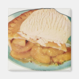 Imã ímã da torta do pêssego