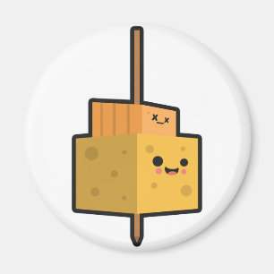Imã Ímã da vara do queijo da comida do tempo do