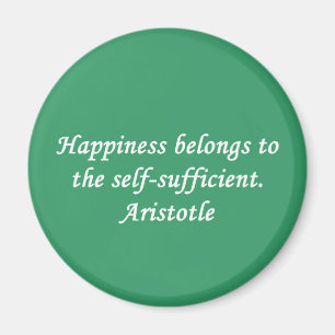 Imã Ímã das citações da felicidade de Aristotle
