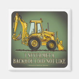 Imã Ímã das citações do operador do Backhoe