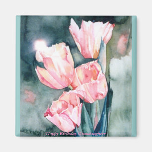 Imã Ímã das tulipas de CMCarlsonPink