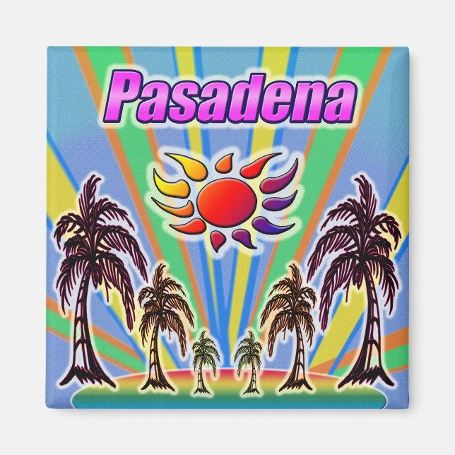 Imã Ímã de Amor de Verão de Pasadena (Frente)