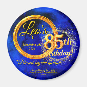 Imã Ímã de aniversário de 85 anos Lembrança/Favor